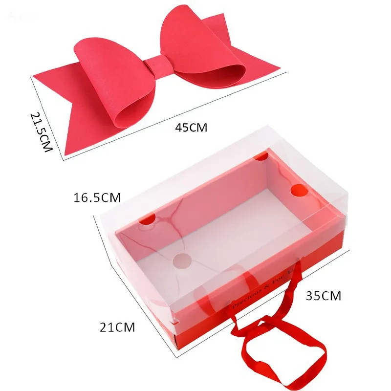 Aierflorist Flower Folding Gift Boxes Rose Butterfly Packaging Gift Box