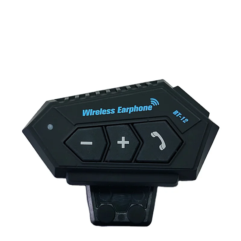 Waterproof Bluetooth Headset BT12 for Motorcycle Helmet with Microphone Support Music Control
