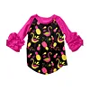 Flamingo Pineapple Print Top