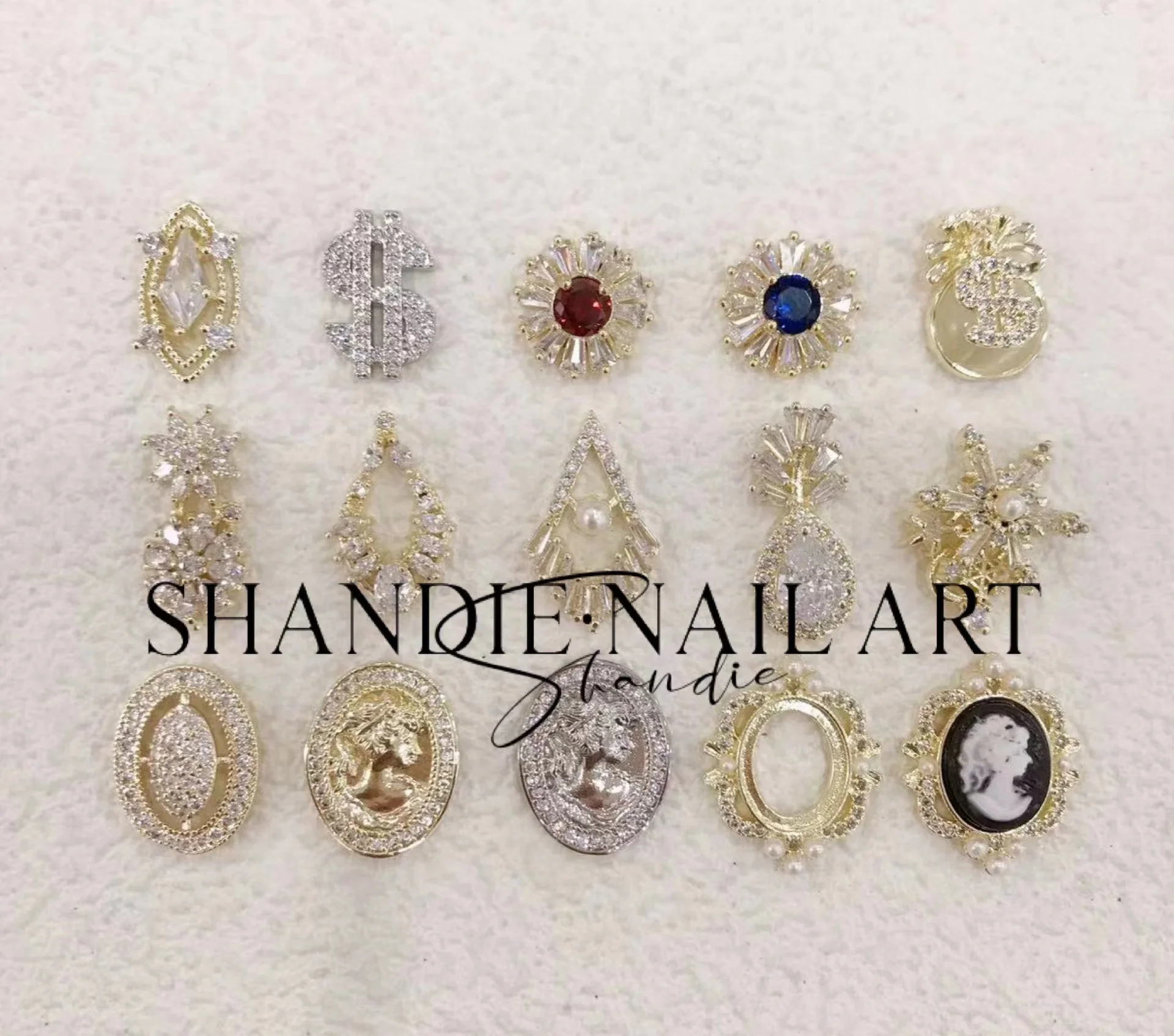 Роскошные подвески для ногтей, подвески с 3d цирконом, Разноцветные Алмазные, золотые, серебряные, циркониевые украшения для ногтей, 3d украшения для ногтей