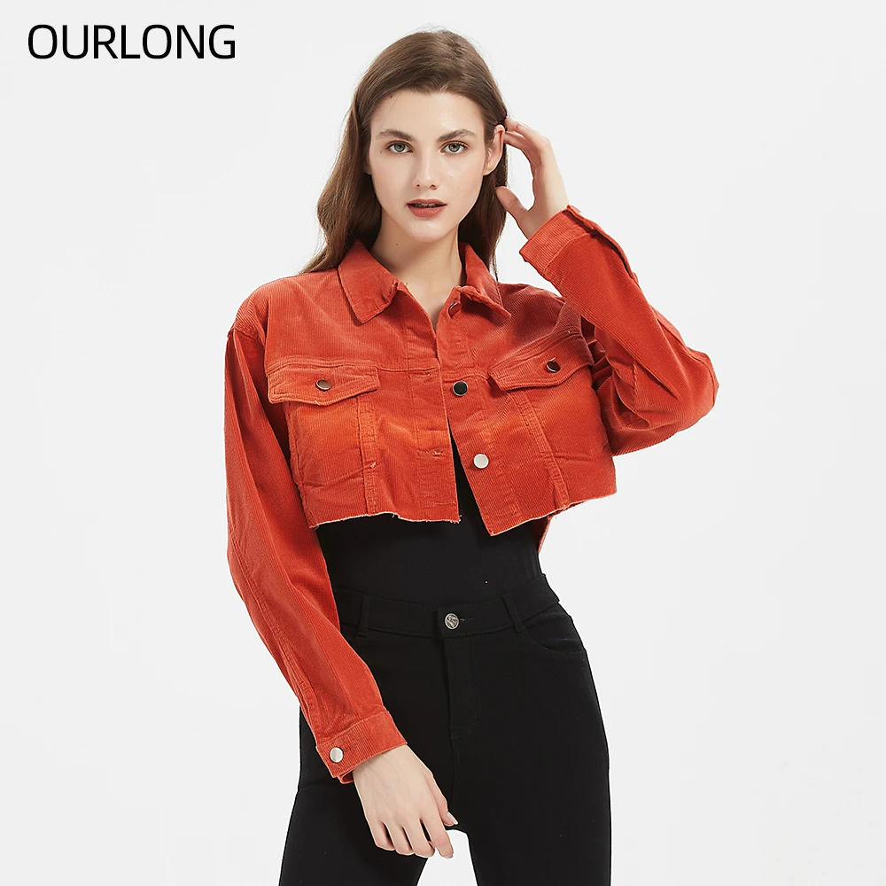 red corduroy jacket womens