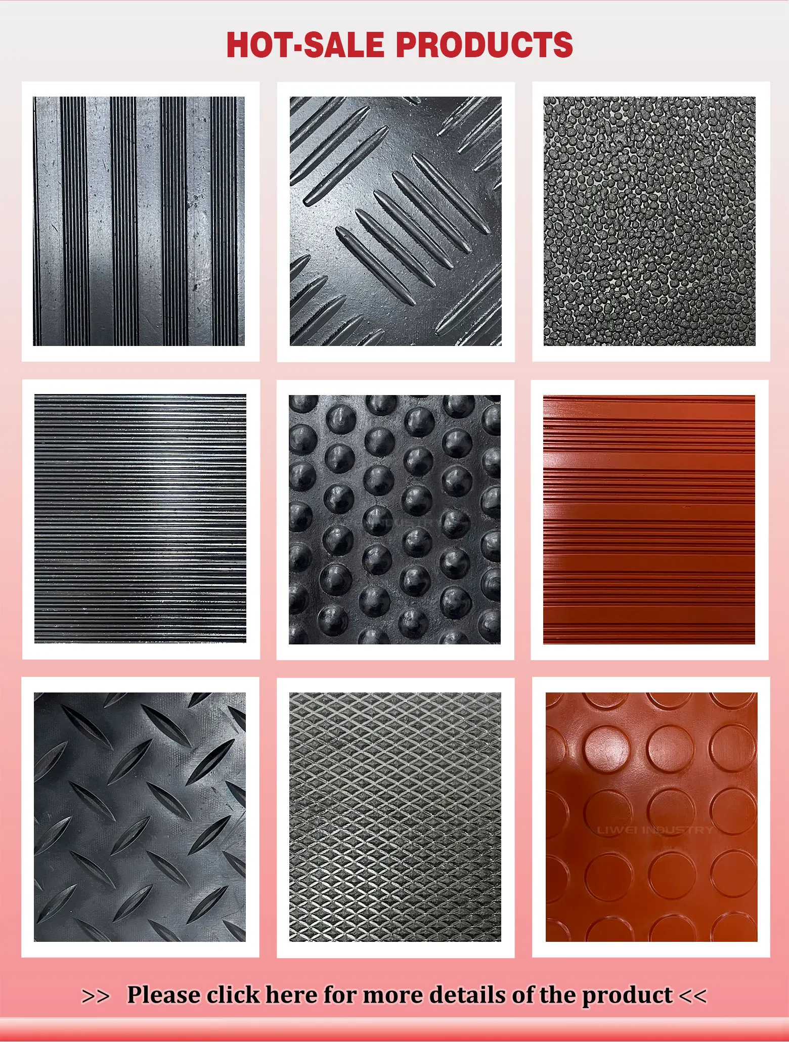 Polyurethane Rubber Acoustic Panels Vibration Damping Mats Ground Noise ...