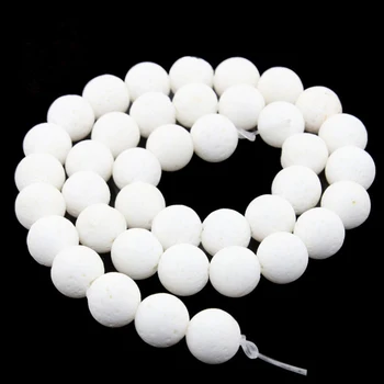 Natural white sponge coral beads loose beads for jewelry making (AB1533)