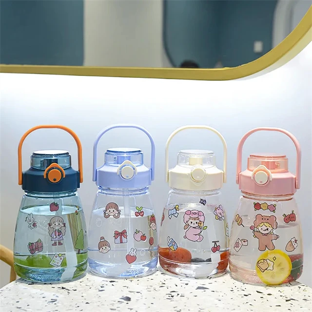 J111 Children Cute Cartoon Big Belly Sport Drinking Flask 1100/1300ml ...