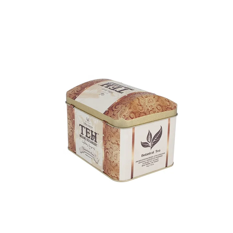 Металлическая жестяная коробка с арочной