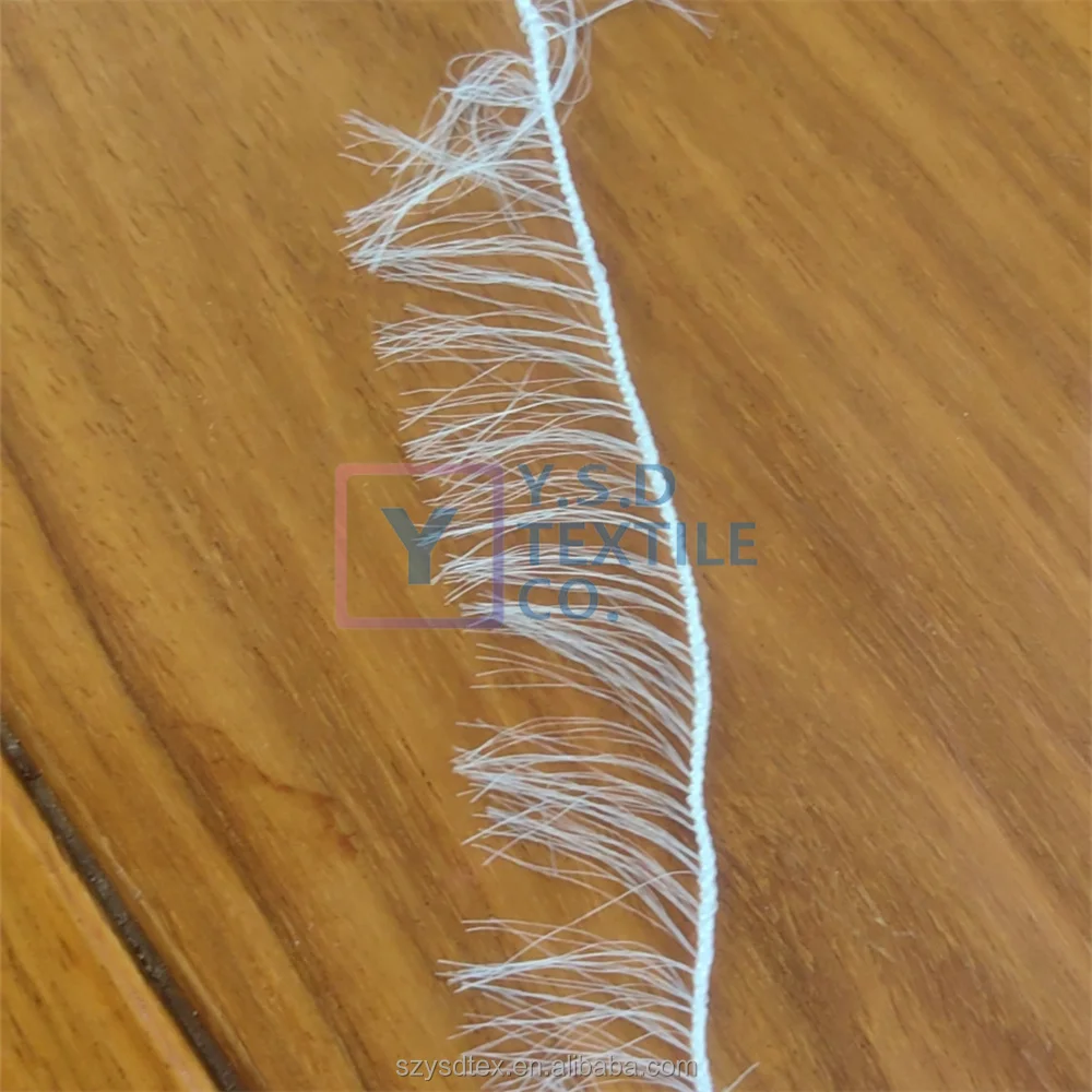 0,9 1,3 cm POLYAMID Chenille Flauschiges Nerzfell Feder Plüsch Häkelstrick Wimpern Gefärbtes Extravagantes Garn