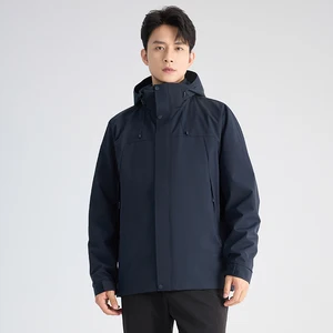 Anti-shrink Trekking Veste Pour Exterieur Adult Waterproof Breathable Fabric Customized Soft Shell Jacket for Technology