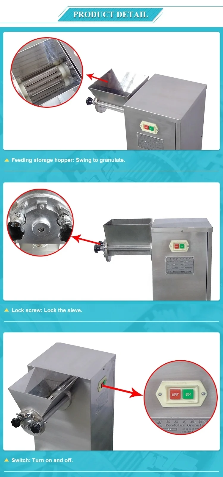 Простая в эксплуатации машина для производства пищевых гранул машина для гранулятора пищевых порошков гранулятор