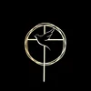 cross pigeon E style gold