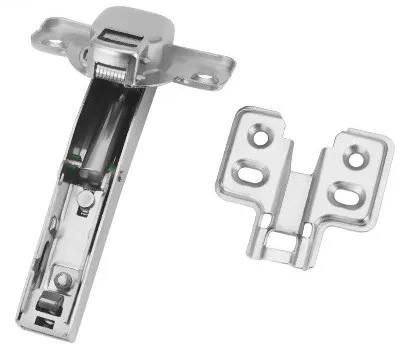 Auto Concealed Special Hinges Furniture Hardware Iron Nickel Cabinet Hinge 45 Degree Hydraulic Hinge With Clip On