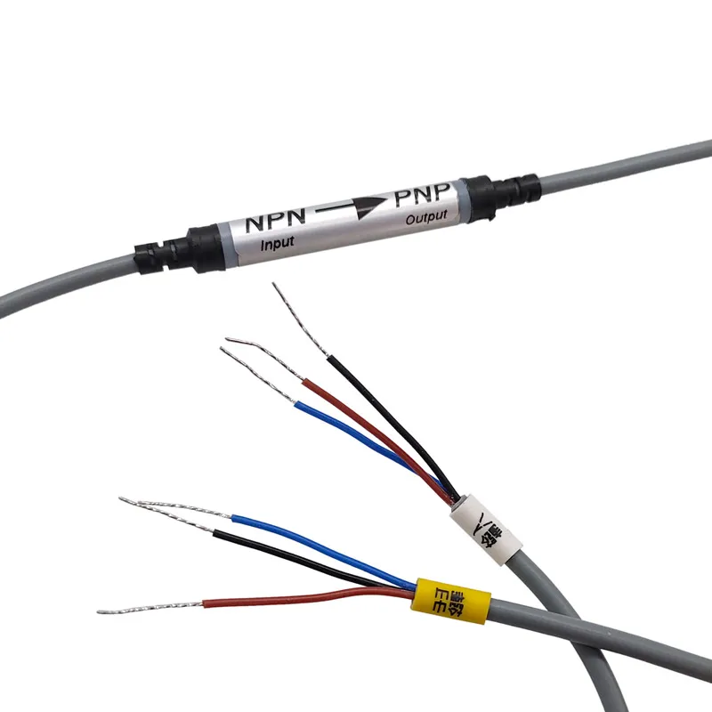 Sensor High Level Low Level Converter Plc Signal Pnp to Npn Proximity Photoelectric Switch Npn to Pnp
