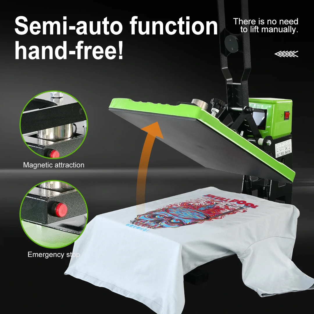 Auplex  Heat Press Machine Sublimation Desgin Paper Pull Out Draw Auto Release AP1715