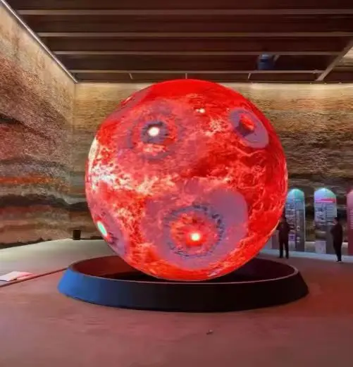Customized Dimension Sphere Screen Indoor and Outdoor Advertising ...
