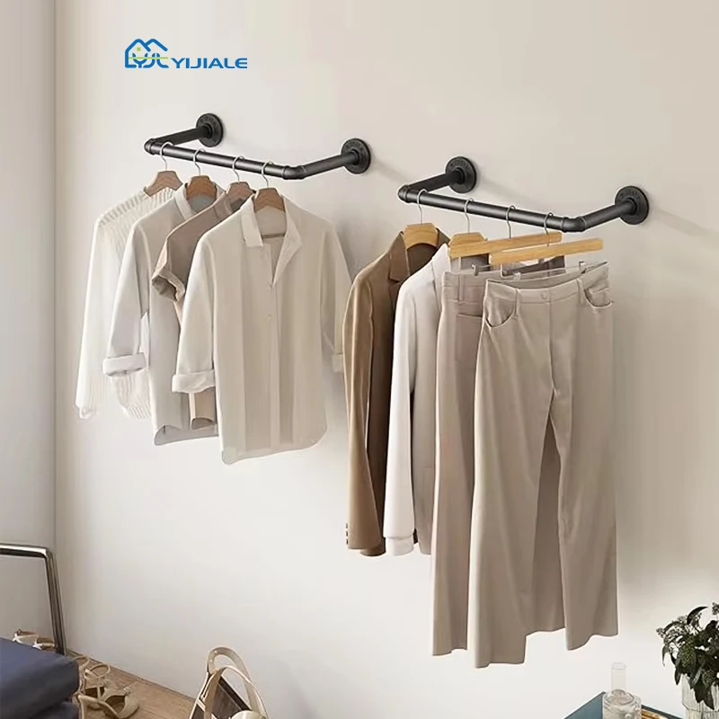 YIJIALE Closet Garment Rack Hanging Rack Clothes Rack for Boutique