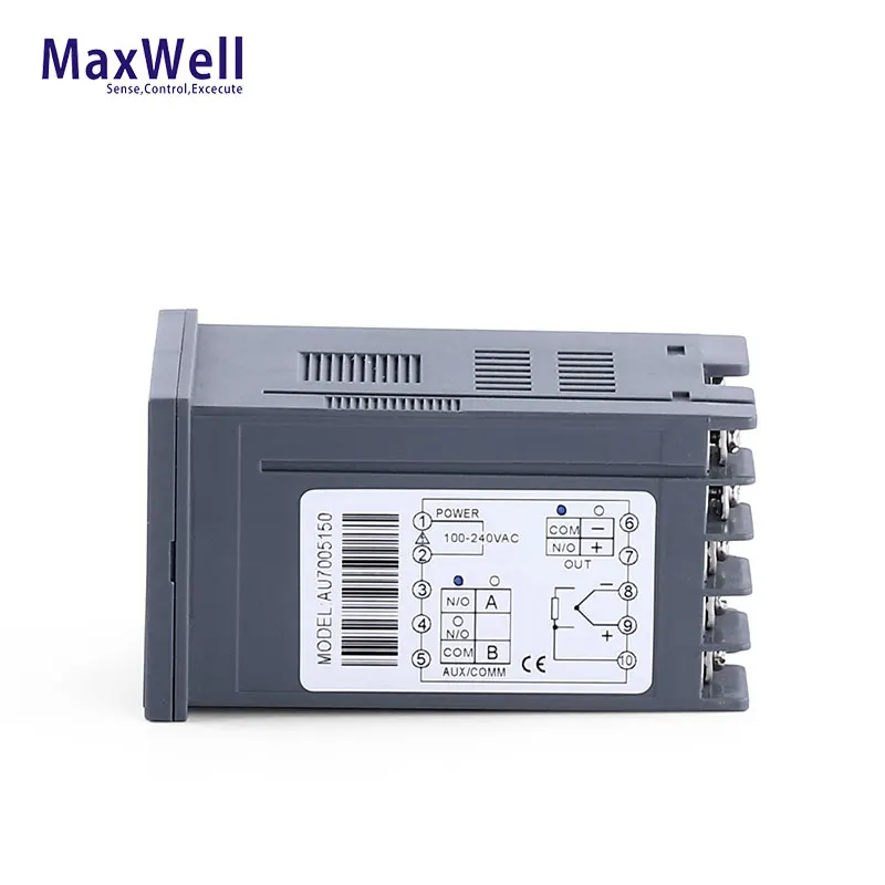 Multi Input Programmable Pid Temperature Controller 1200 C Maxwell Dual LED Four Digits Display Celsius or Fahrenheit Switchable