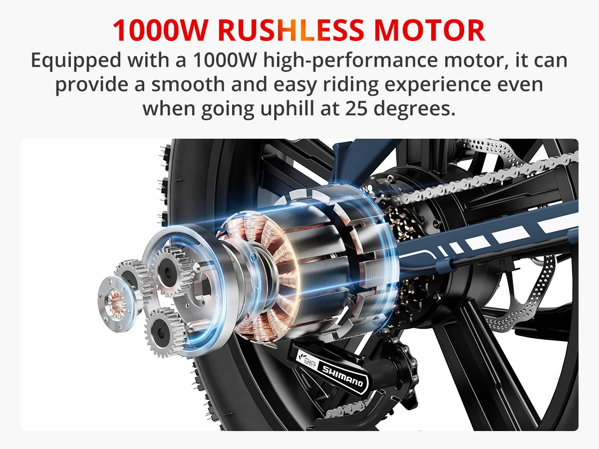 Best Quality Electric Bike 20 Inch 48v 750w 1000w Aluminum Alloy Frame