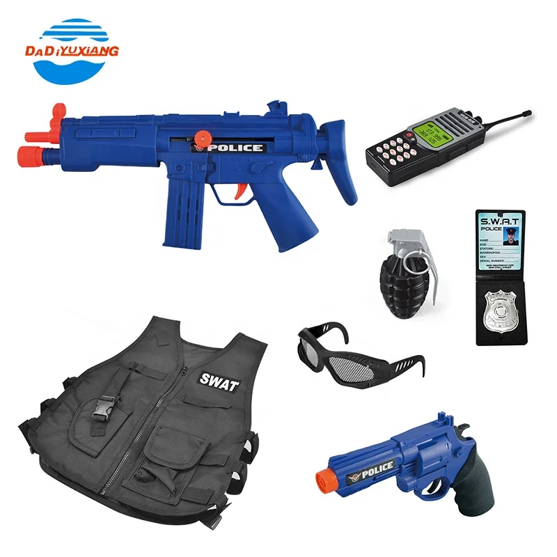 Juguetes para niños, Kit de policía, armas de juguete