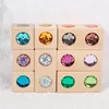 8pcs gemstone building blocks(no wooden box