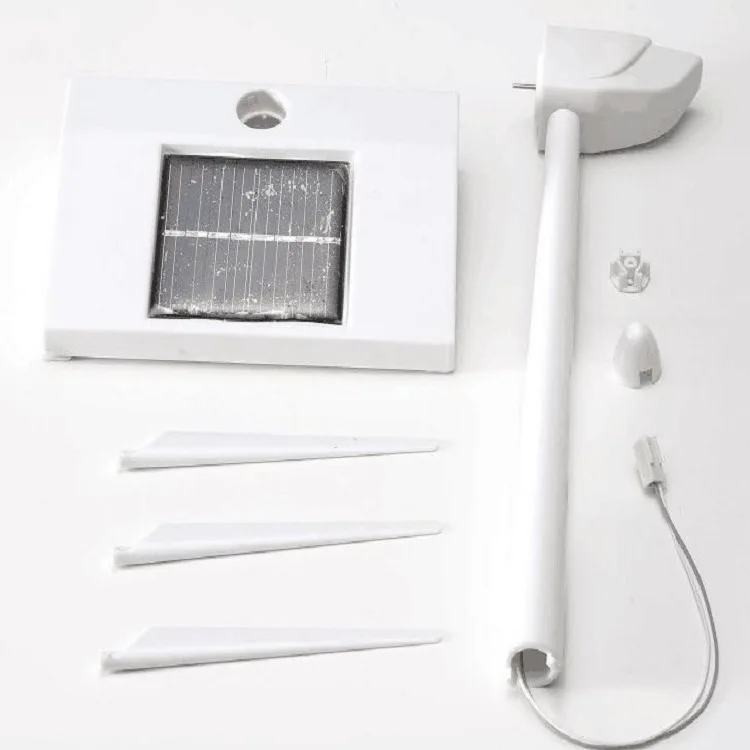 Molino De Viento Solar - Decoración De Jardín Y Escritorio, Figurita Educativa Que Gira Con El Sol, Regalo Ideal Para Niños Y Proyectos Escolares