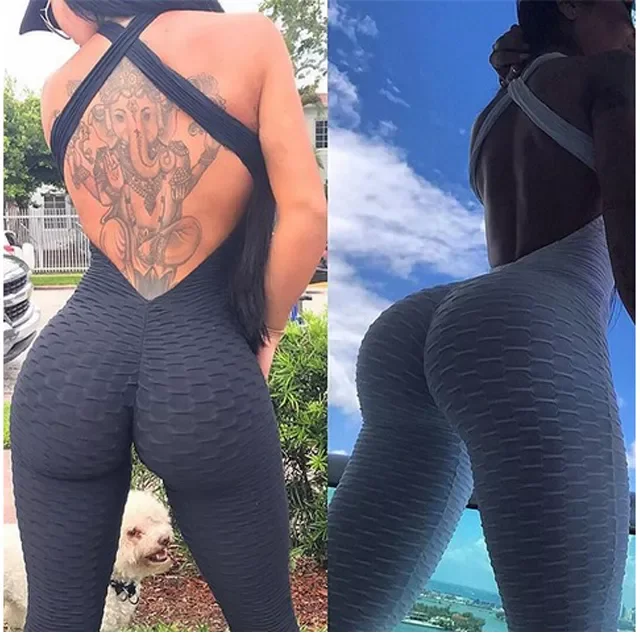 2022 Hot Sale Cross Back Yoga Wear One Piece Gym Clothing Oem Fitness