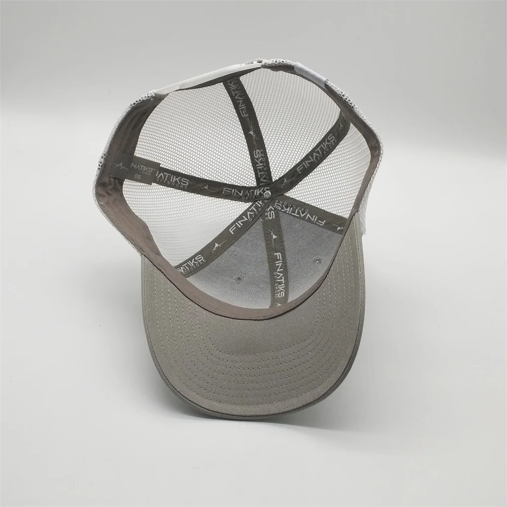Wholesale Mesh Caps Rubber Printing Logo Custom 6 Panel Structure Trucker Hats Mens