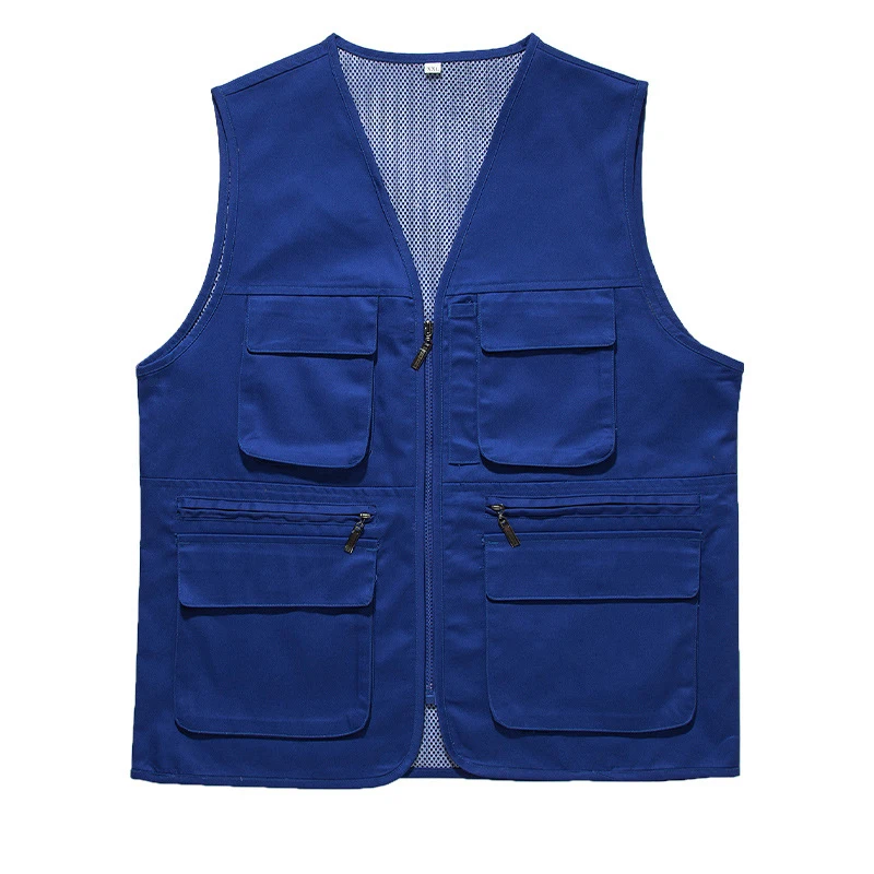 Advertising Personalized Volunteering Work Vest Breathable Staff Uniform Event Waiter Vest