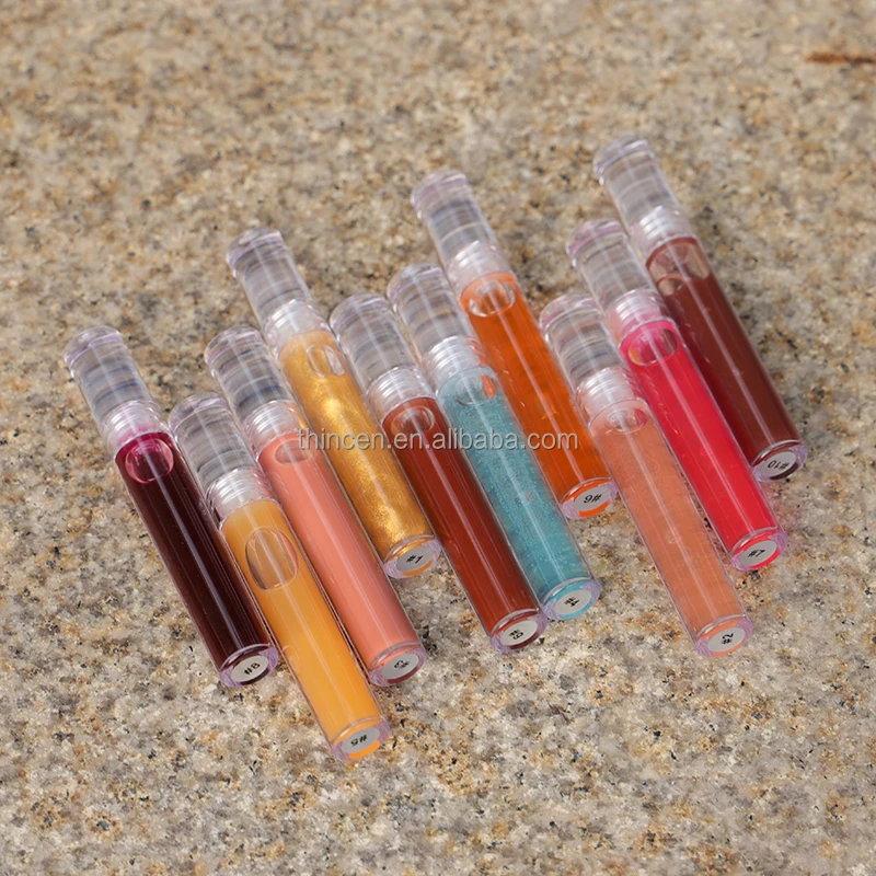 Fruit Flavour Transparent Lipgloss Private Label Lip Gloss Base