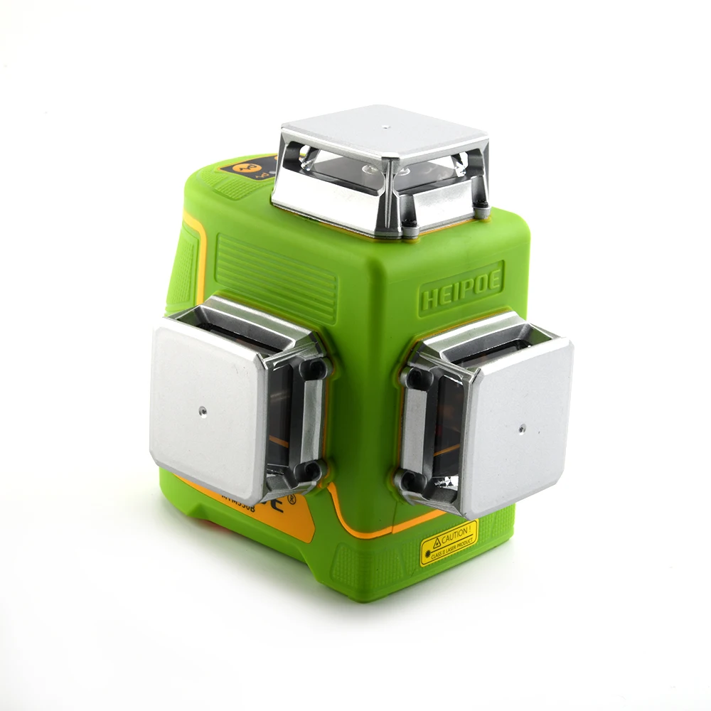 Pro   HEIPOE  MTM350B   360 Rotary Multi Cross Green Magnet 3D 12 Lines   Nivel Laser