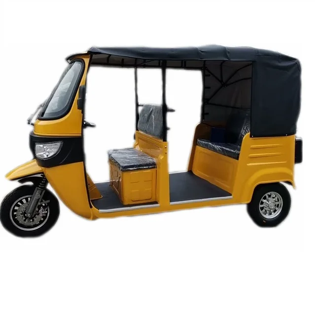 Hot Sale EEC COC 3-Wheel Electric Passenger Motorcycle Tricycle 60V Open Body with Roof for Passengers