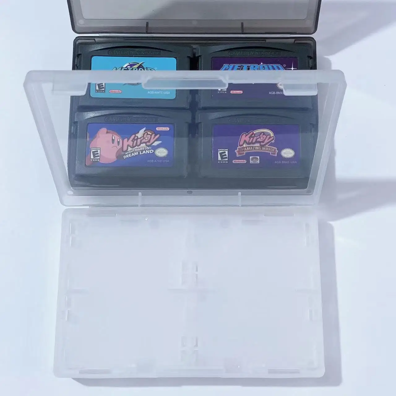 Factory Sale 4 in 1 Storage Box With Four English Language Video Game Cartridge for Game Boy Advance