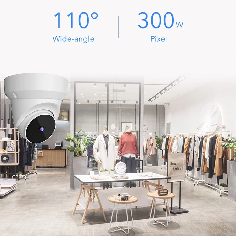 V380 Smart Home Security System 5mp Remote Control Dome Ptz One-Key Alarm Function Two-Way Intercom Wall Mount Cctv Ip Camera