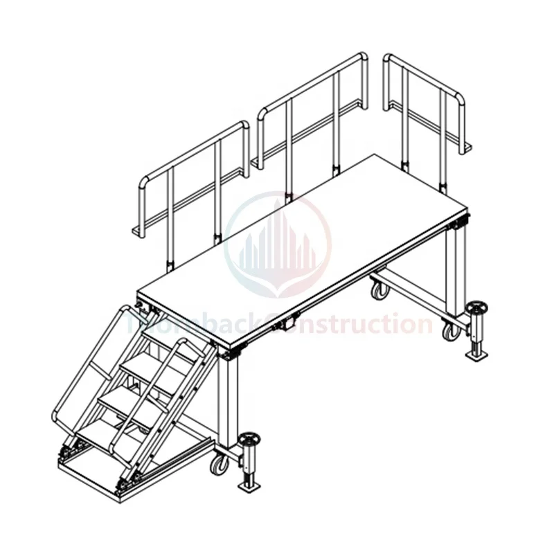 Portable Aft Cargo Ladder for Safe and Easy Access During Aircraft Maintenance for Outdoor and Workshop Use 9