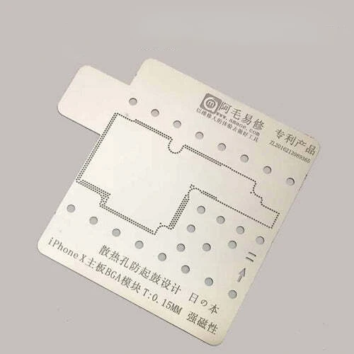 Amaoe BGA Reballing Stencils Kit Positioning Platform For iPhone X XS