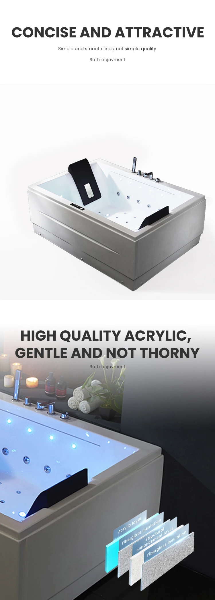Nth Kinds Of Best Bathtub For Bathroom Ivory Online Shop China Acrylic