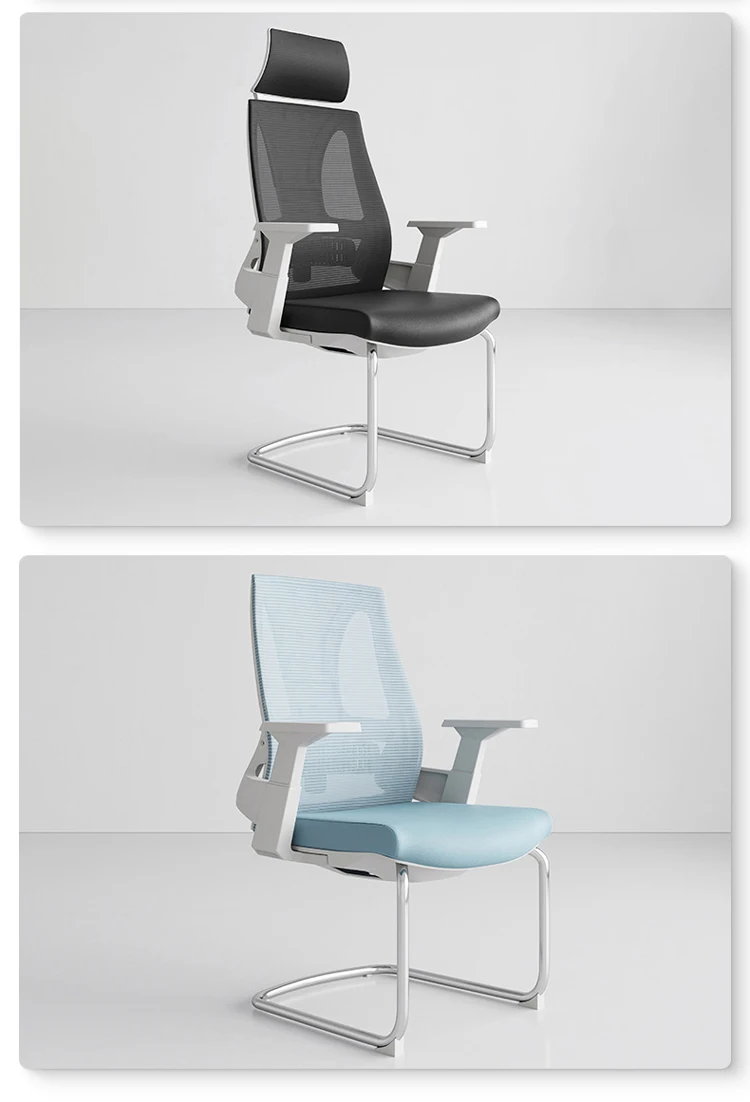 Premium Mesh Office Gaming Chair With Rocking Function Black Frame Conference Room Executive Chairs With Headrest