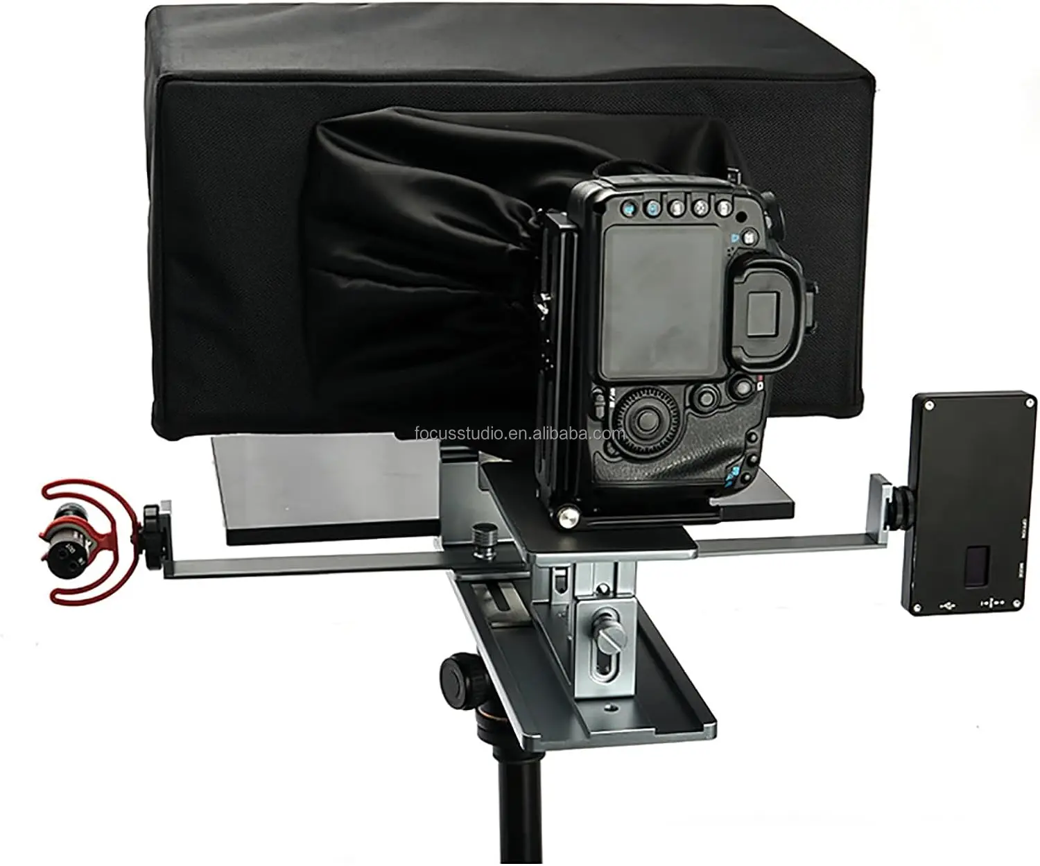 T16 Teleprompter 16" Portable Mini Prompter With Remote Control APP and ...