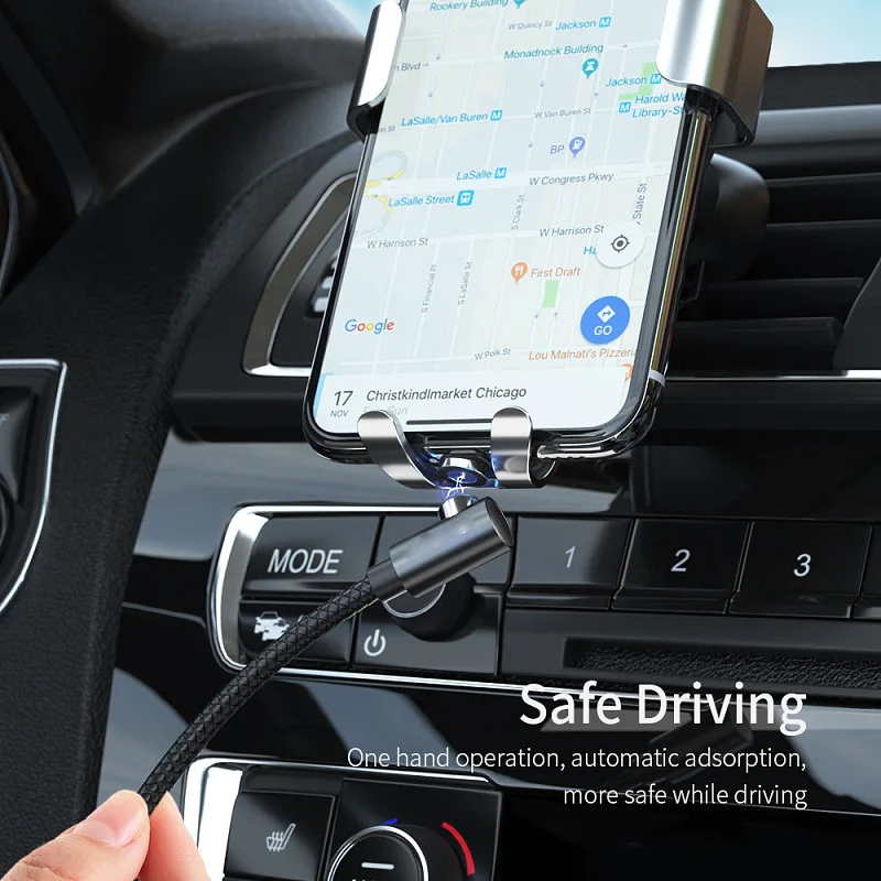 Бесплатная доставка Glory Mark 1 м 2nd Gen L Форма Led Micro Usb Type C Магнитный зарядный кабель