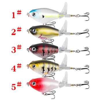 New Arrival Crank Noise Simulate Lure Top Water Tractor 11.5g/16g with 2pcs Strong Treble Hooks for Pollack Pike – Hooks – view 4