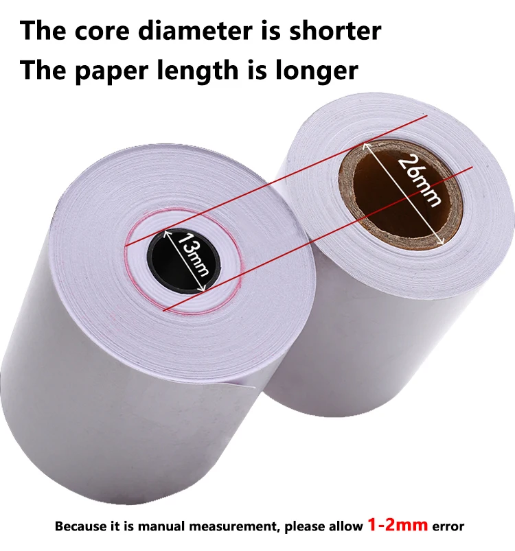 High Quality BPA Pos Thermal Paper Cashier Reciept Paper Rolls 57 x 50mm 70gsm
