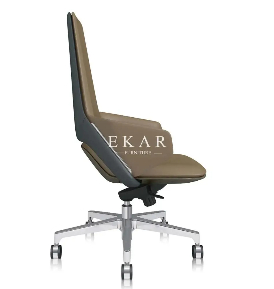 Modern Upholstery Artificial Leather Office Chair With Wheels