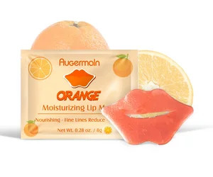 Orange Collagen Lip Mask Hydrating Lip Plumping Mask Lip Mask with Private Label