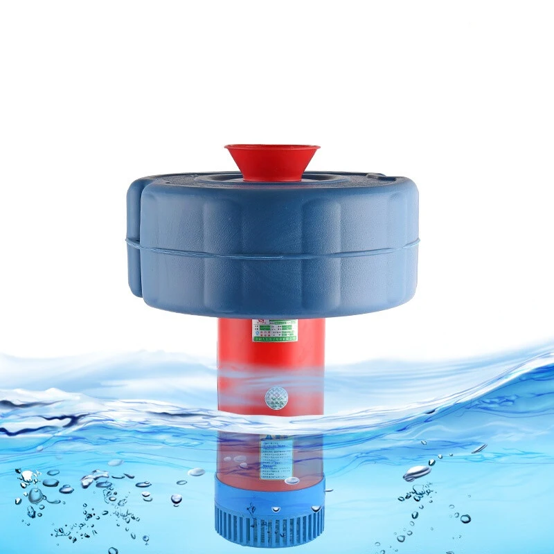Aérateur De Bassin Solaire HEBEOT - Pompe à Oxygène Flottante Pour Étang Et Poissons Extérieur