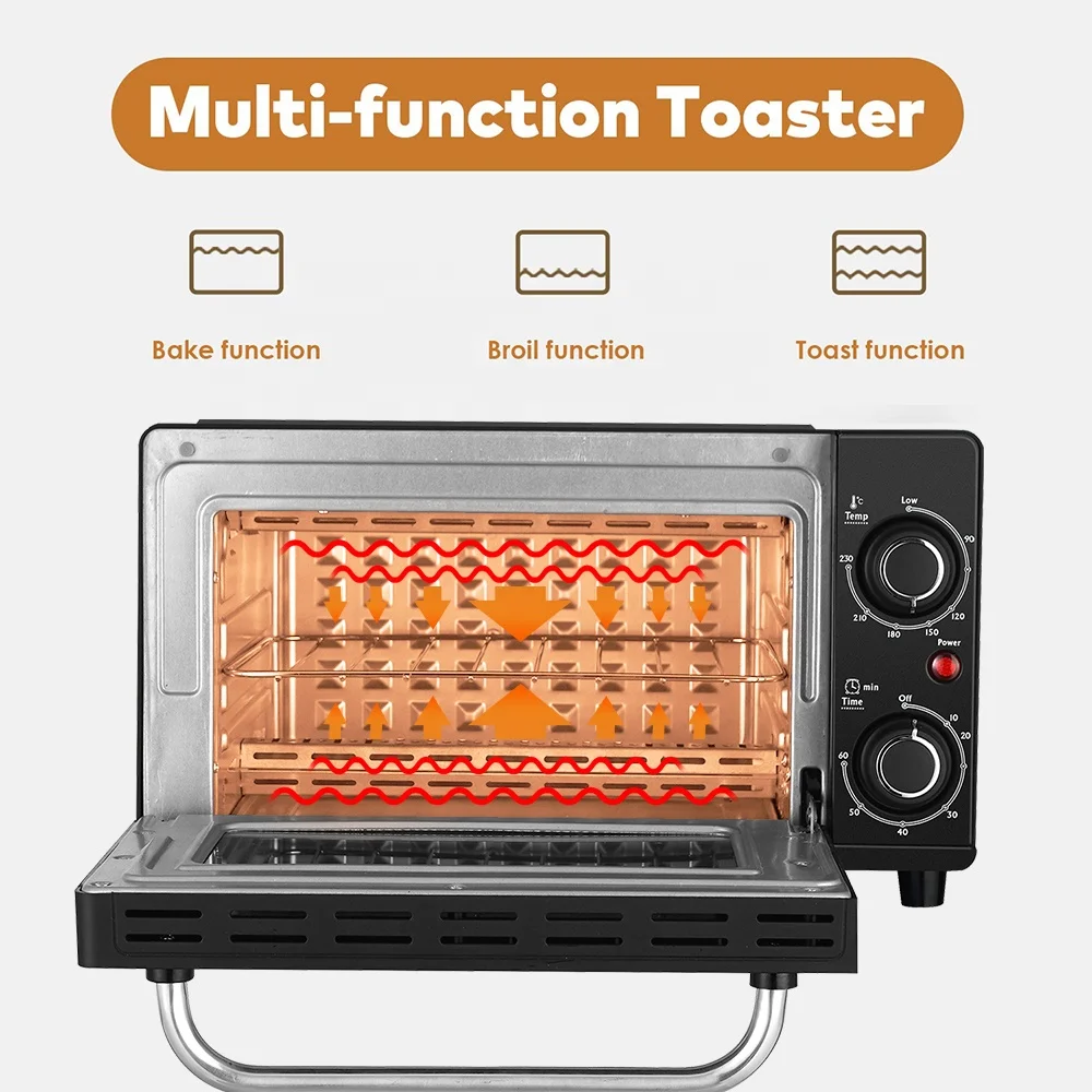 Vertical Toaster Oven with Mini Stove Electric Oven Toaster