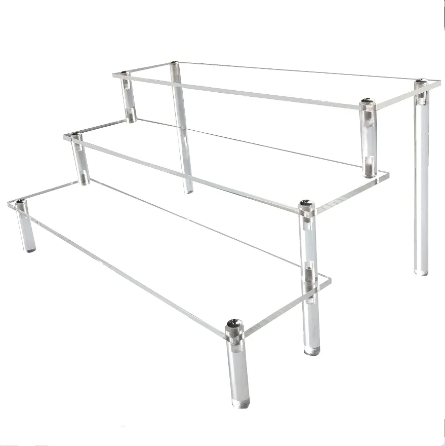 Acrylic 3 Step Riser Display Stand