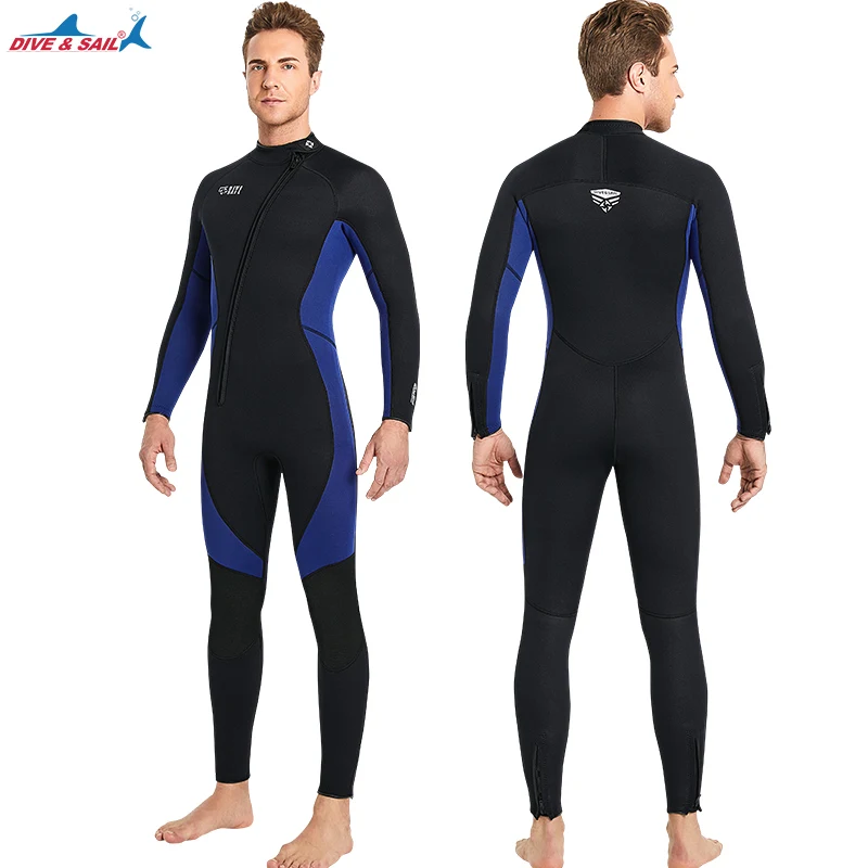 Dive and Sail Wetsuit Size Chart - Front Zipper Swimsuit