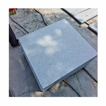 Customized Size Flamed Bush-hammered Polished Sesame  Grey Granite Stone Slab Cut To Size