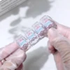 Soda pêche coloré (axe linéaire)