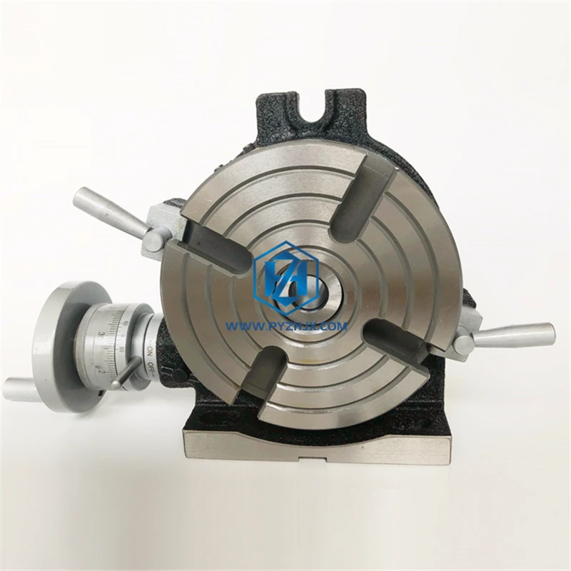CNC Manual Rotary Table HV4 HV6 HV8 HV10 Milling Indexing Table