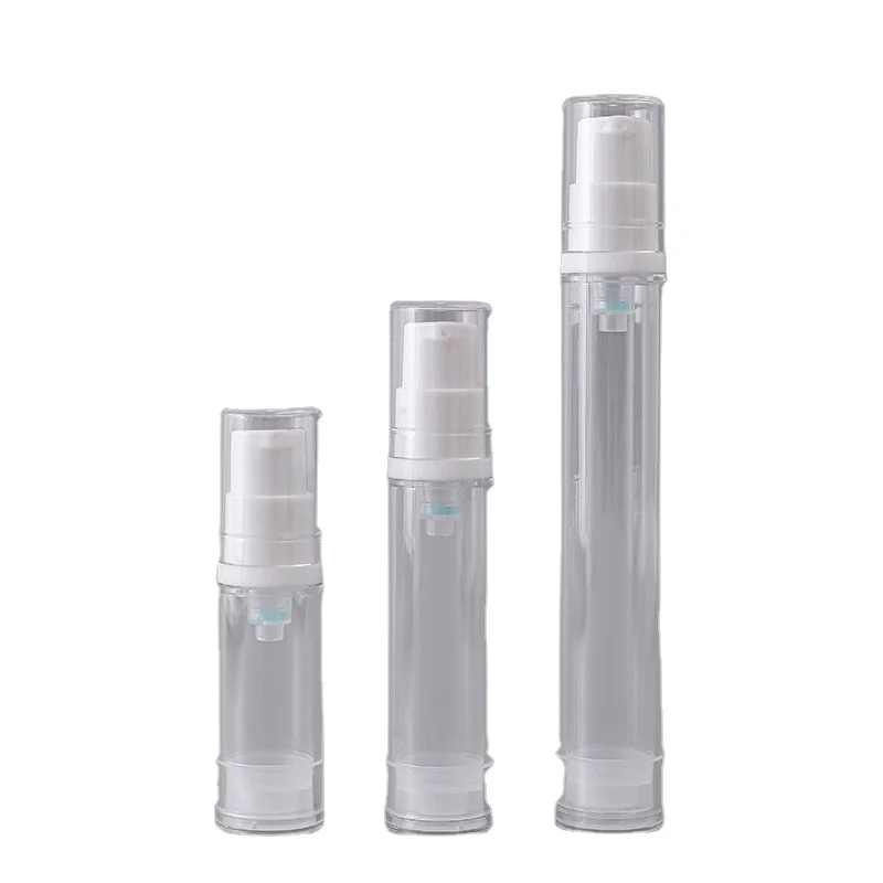 10ml Transparent Cosmetic Vacuum Airless Pump Bottle Travel Eye Cream Lotion Airless Bottle Mist Sprayer Vacuum Bottles