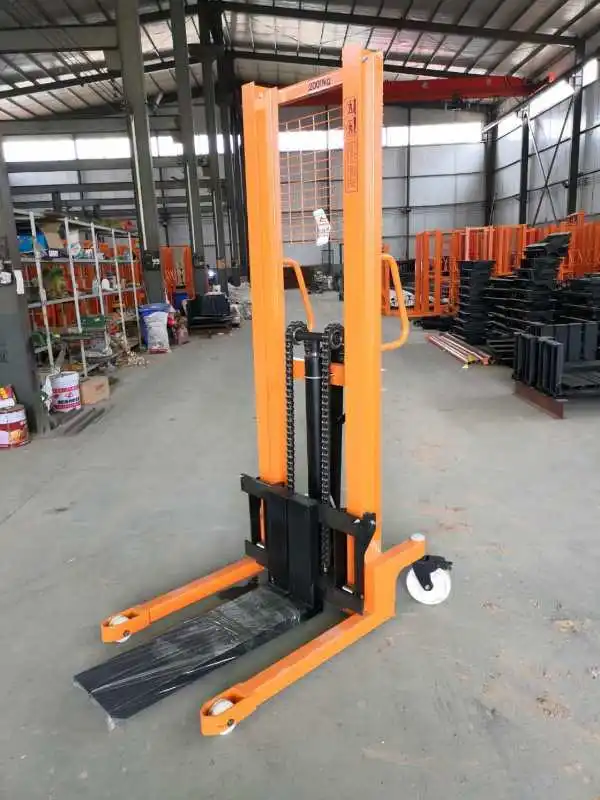 Mini Hydraulic Lifting Manual Hand Pallet Portable Stacker